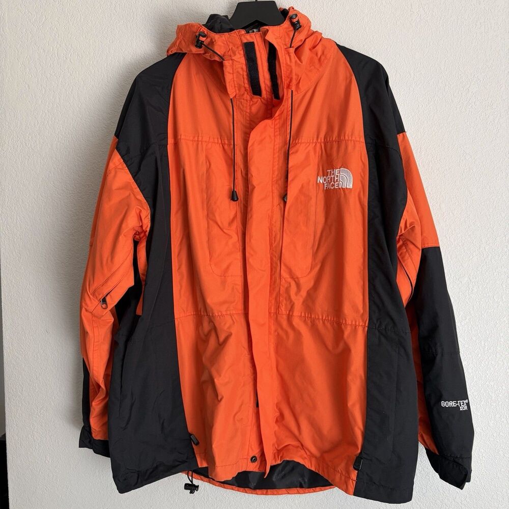 Vintage The North Face XCR Men’s GoreTex Summit Series  Jacket Size L Orange